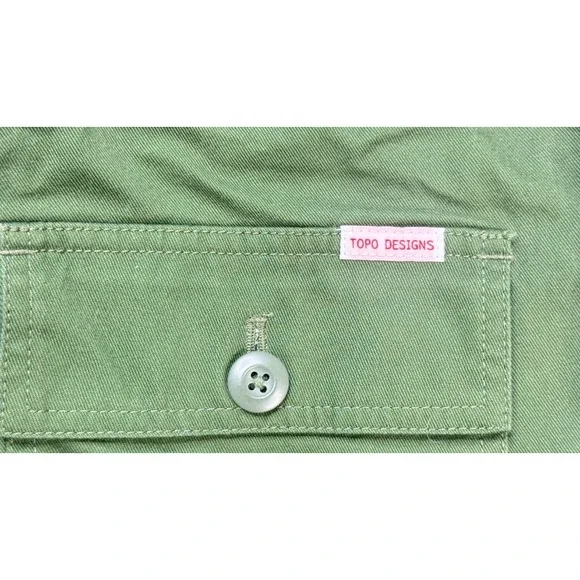Topo Designs Men's Green Chino Slash Pockets Pants Size 36 R - Picture 11 of 11
